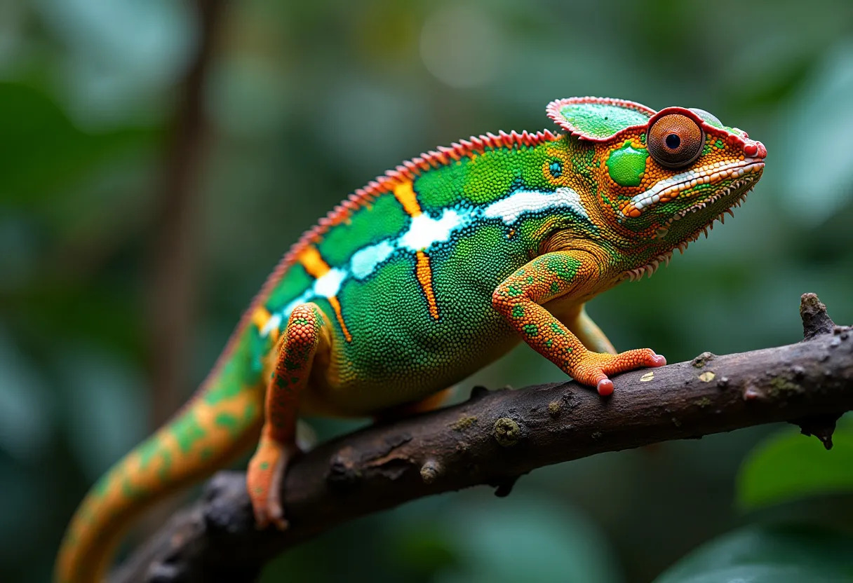 caméléon madagascar