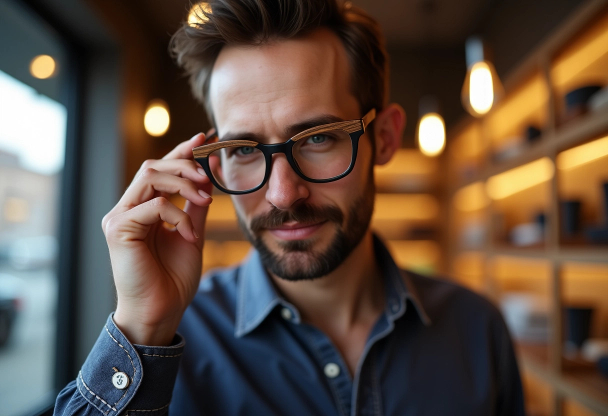 lunettes tendance pour homme : zoom sur les matériaux novateurs - lunettes homme